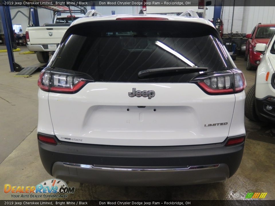 2019 Jeep Cherokee Limited Bright White / Black Photo #8