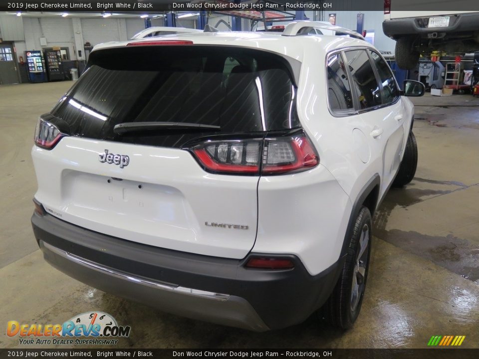 2019 Jeep Cherokee Limited Bright White / Black Photo #9