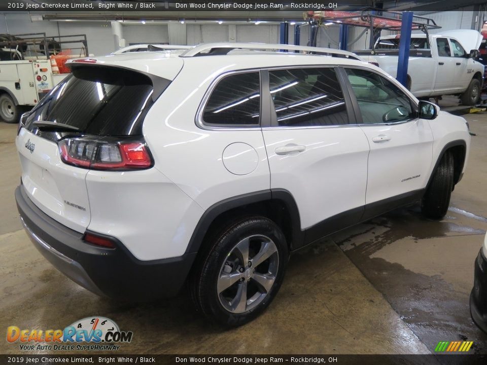 2019 Jeep Cherokee Limited Bright White / Black Photo #10