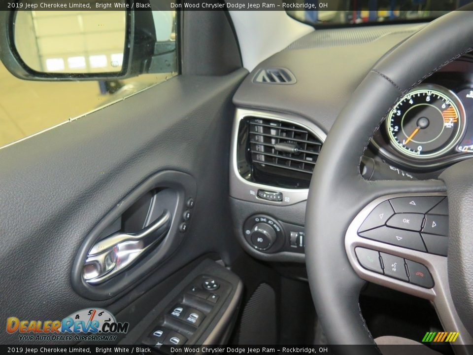2019 Jeep Cherokee Limited Bright White / Black Photo #13