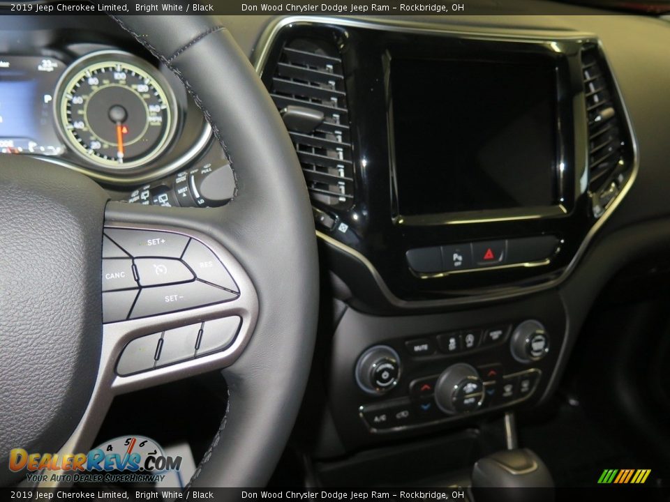 2019 Jeep Cherokee Limited Bright White / Black Photo #15
