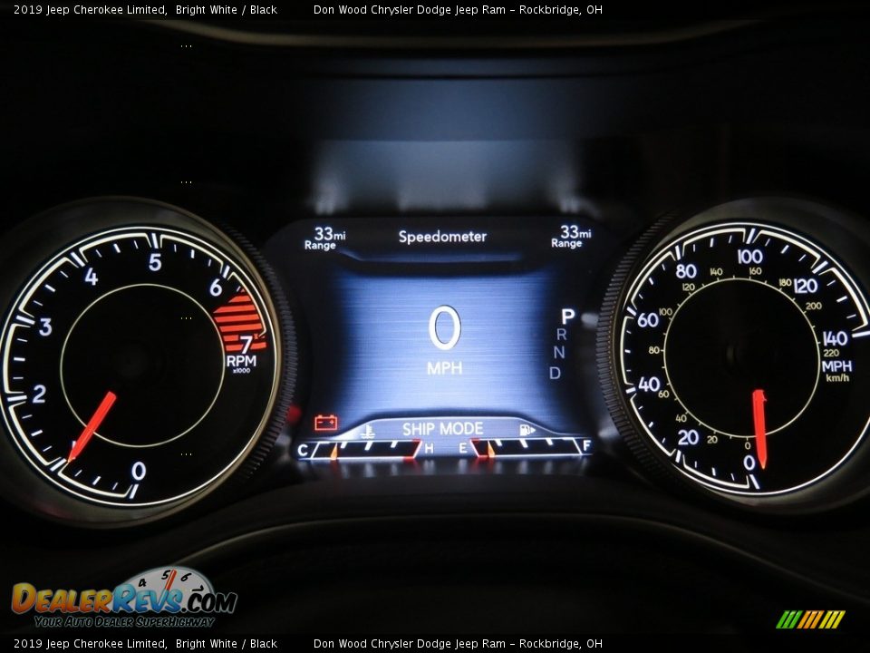 2019 Jeep Cherokee Limited Gauges Photo #16