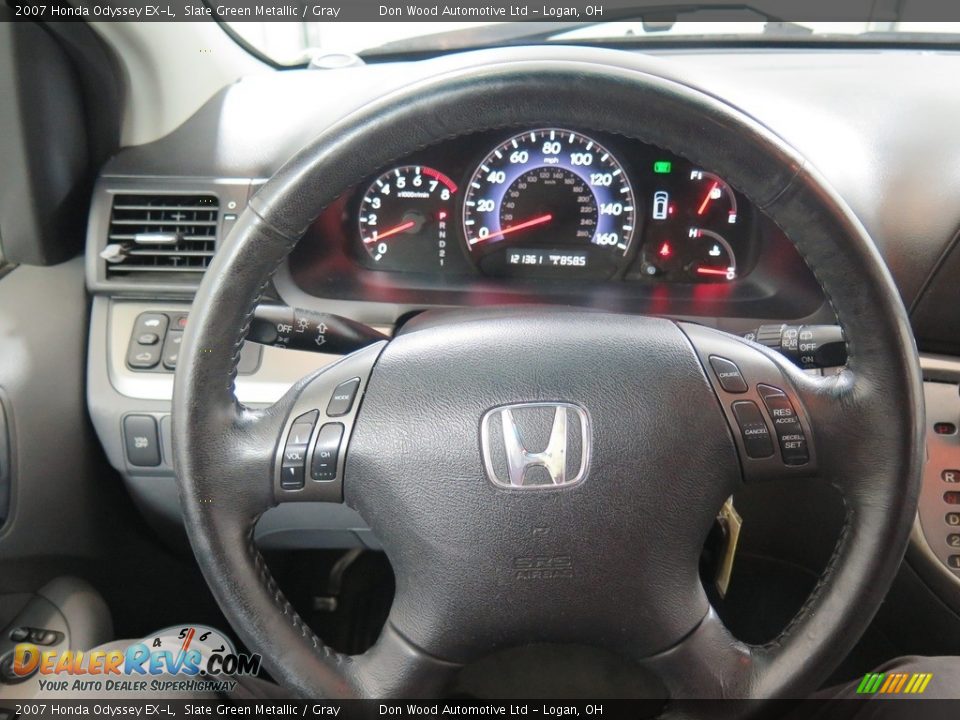 2007 Honda Odyssey EX-L Slate Green Metallic / Gray Photo #15