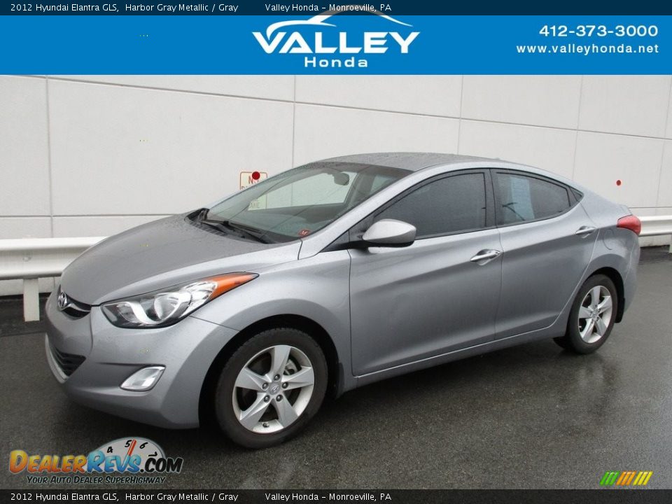 2012 Hyundai Elantra GLS Harbor Gray Metallic / Gray Photo #1