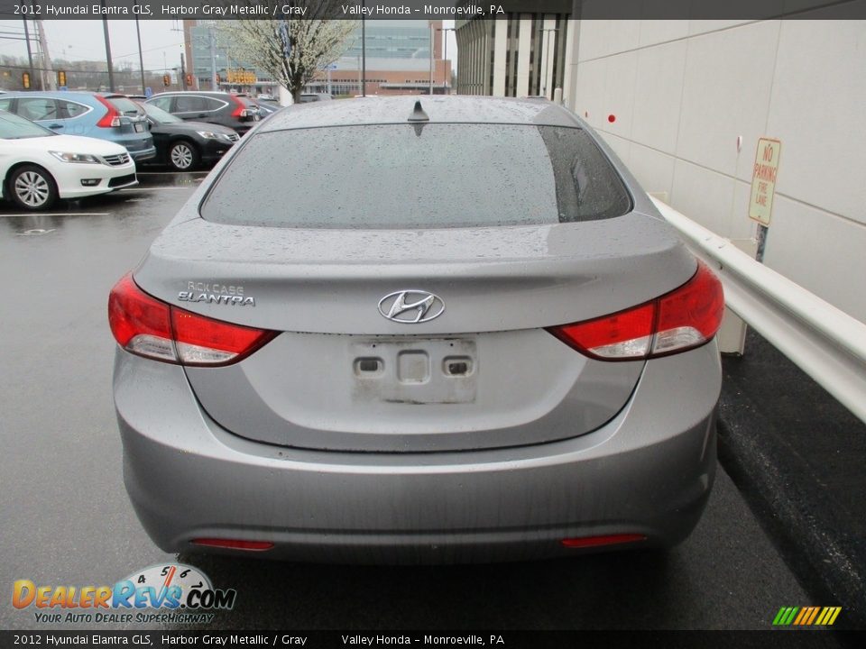 2012 Hyundai Elantra GLS Harbor Gray Metallic / Gray Photo #4