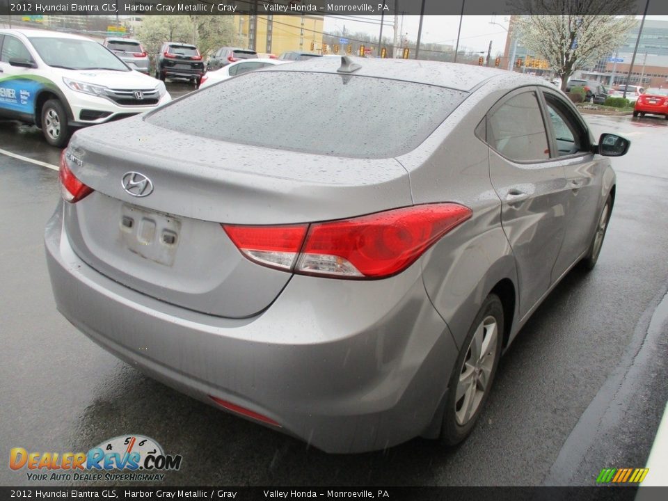 2012 Hyundai Elantra GLS Harbor Gray Metallic / Gray Photo #5