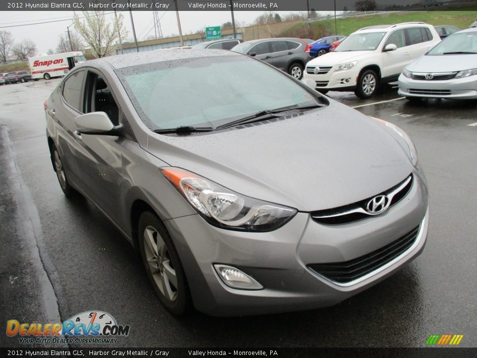 2012 Hyundai Elantra GLS Harbor Gray Metallic / Gray Photo #6