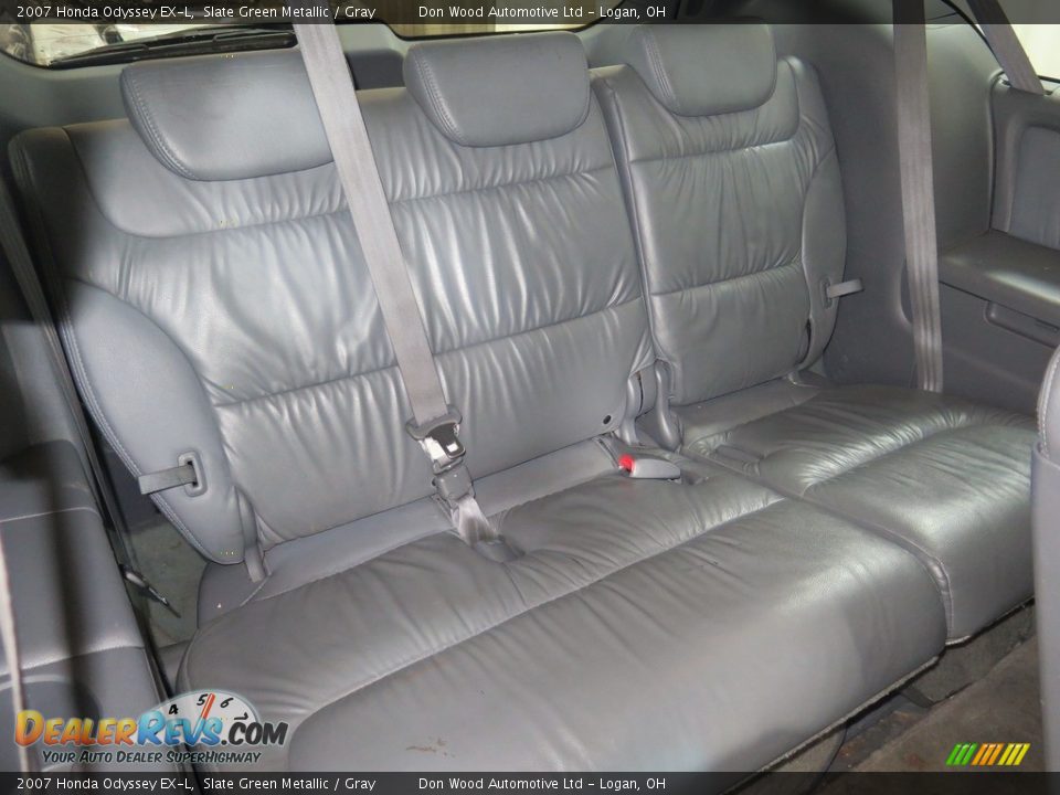 2007 Honda Odyssey EX-L Slate Green Metallic / Gray Photo #30