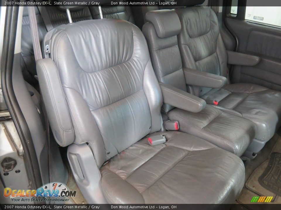 2007 Honda Odyssey EX-L Slate Green Metallic / Gray Photo #31