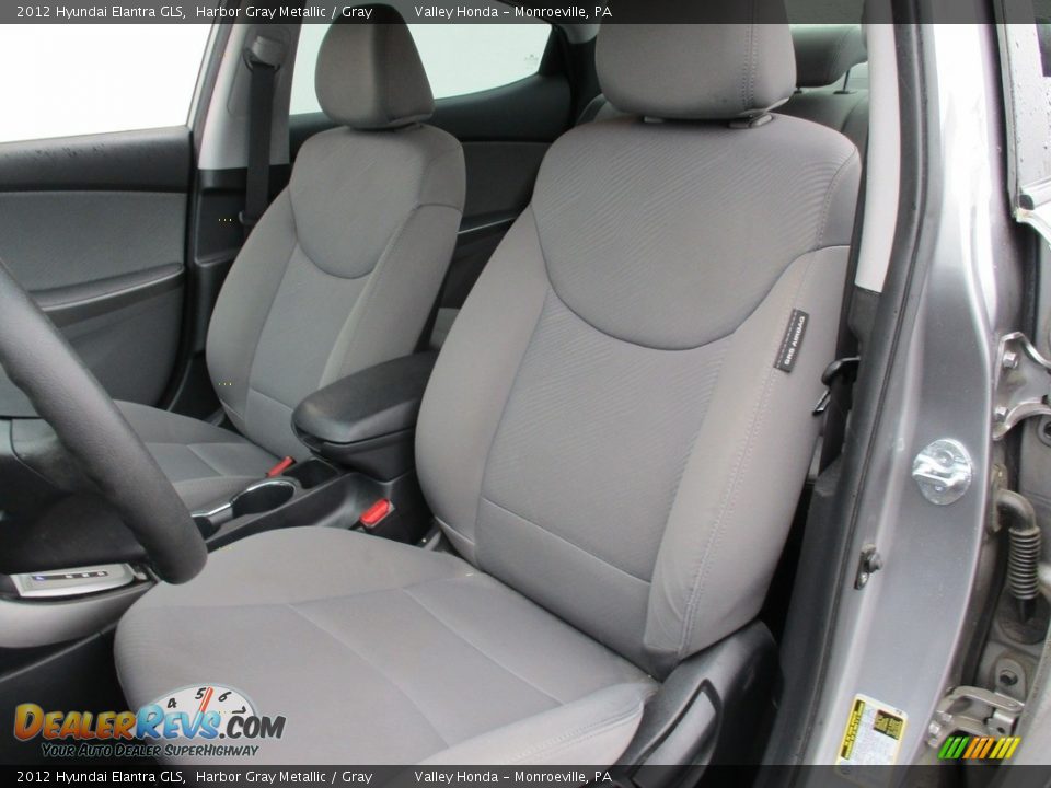 2012 Hyundai Elantra GLS Harbor Gray Metallic / Gray Photo #9