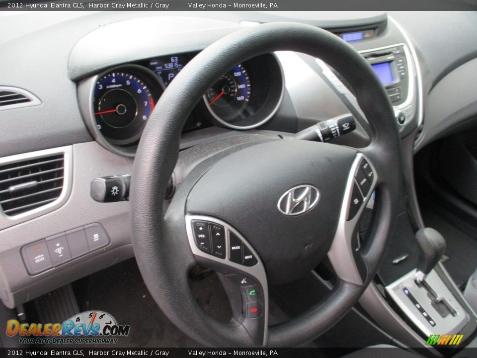 2012 Hyundai Elantra GLS Harbor Gray Metallic / Gray Photo #11
