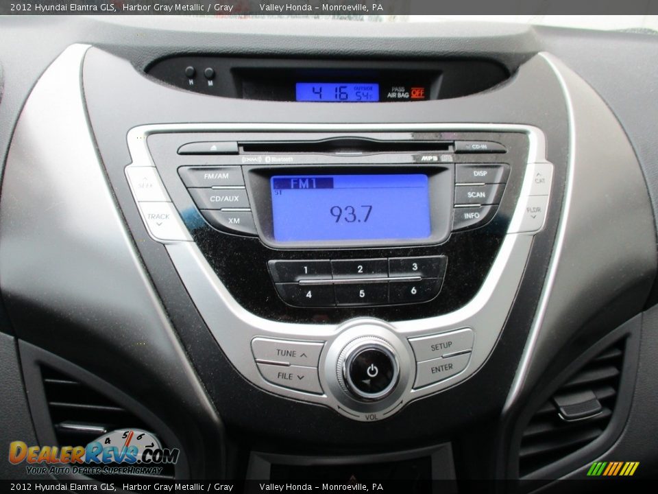 2012 Hyundai Elantra GLS Harbor Gray Metallic / Gray Photo #13