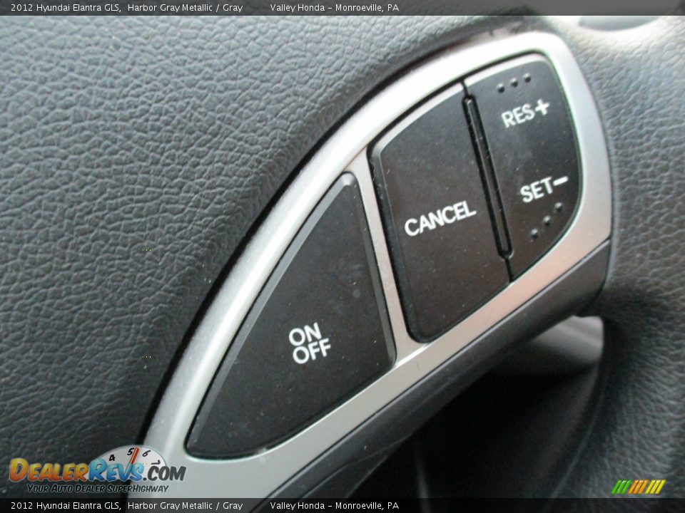 2012 Hyundai Elantra GLS Harbor Gray Metallic / Gray Photo #14