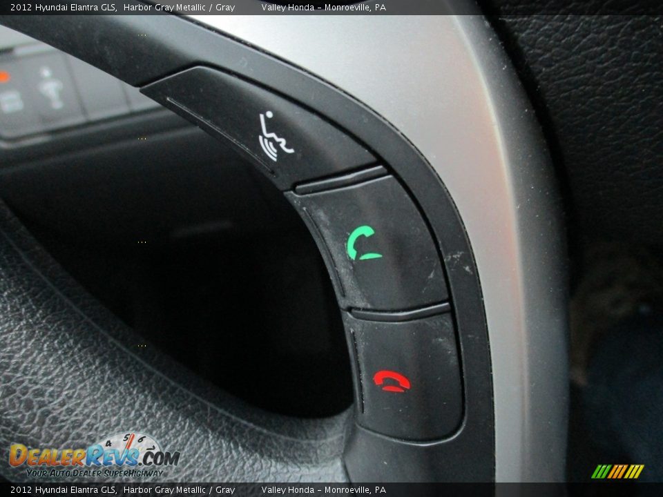 2012 Hyundai Elantra GLS Harbor Gray Metallic / Gray Photo #15
