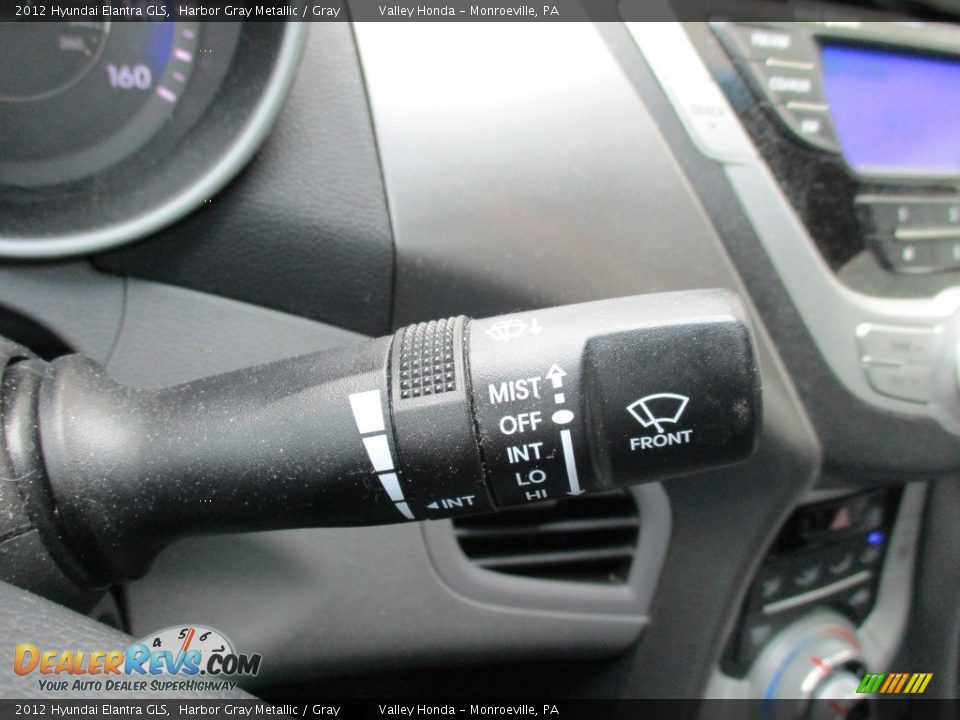 2012 Hyundai Elantra GLS Harbor Gray Metallic / Gray Photo #17