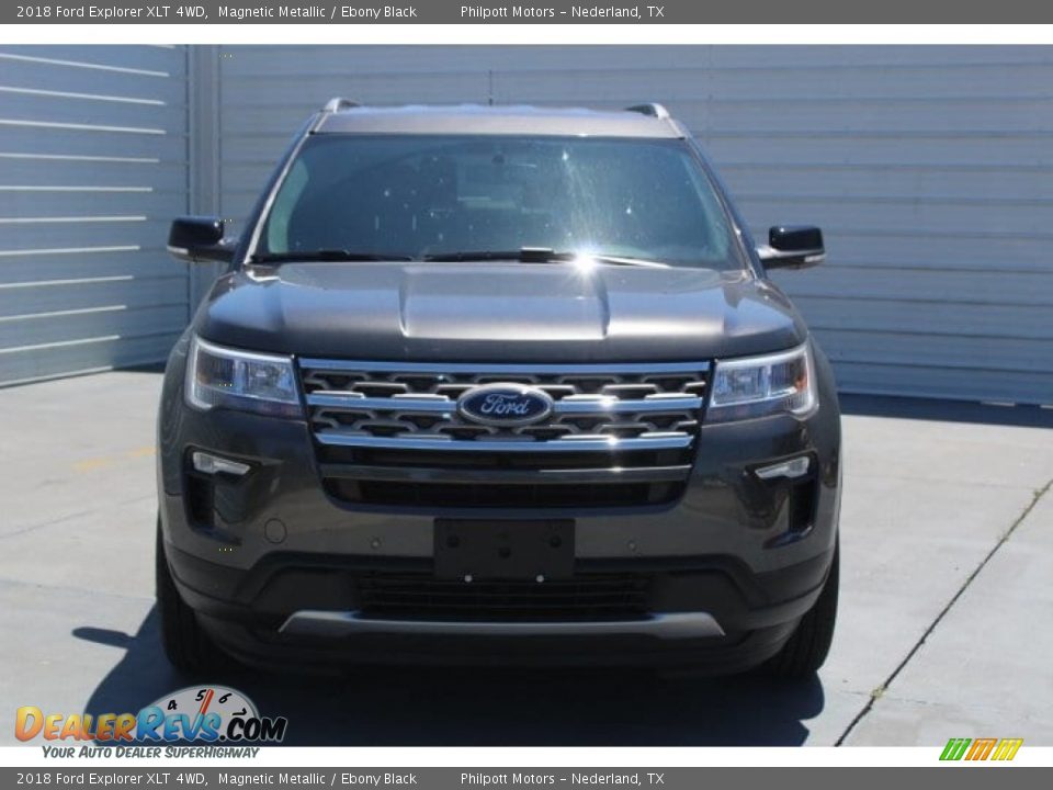 2018 Ford Explorer XLT 4WD Magnetic Metallic / Ebony Black Photo #2