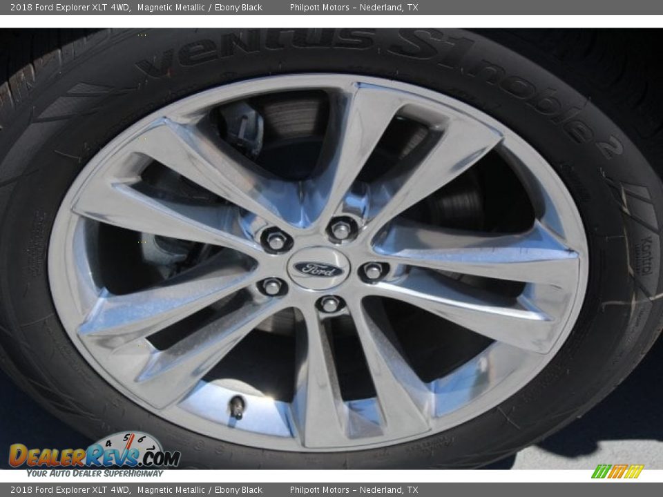 2018 Ford Explorer XLT 4WD Magnetic Metallic / Ebony Black Photo #4