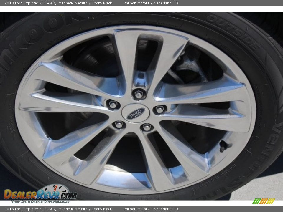 2018 Ford Explorer XLT 4WD Magnetic Metallic / Ebony Black Photo #5