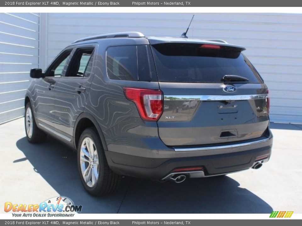 2018 Ford Explorer XLT 4WD Magnetic Metallic / Ebony Black Photo #6