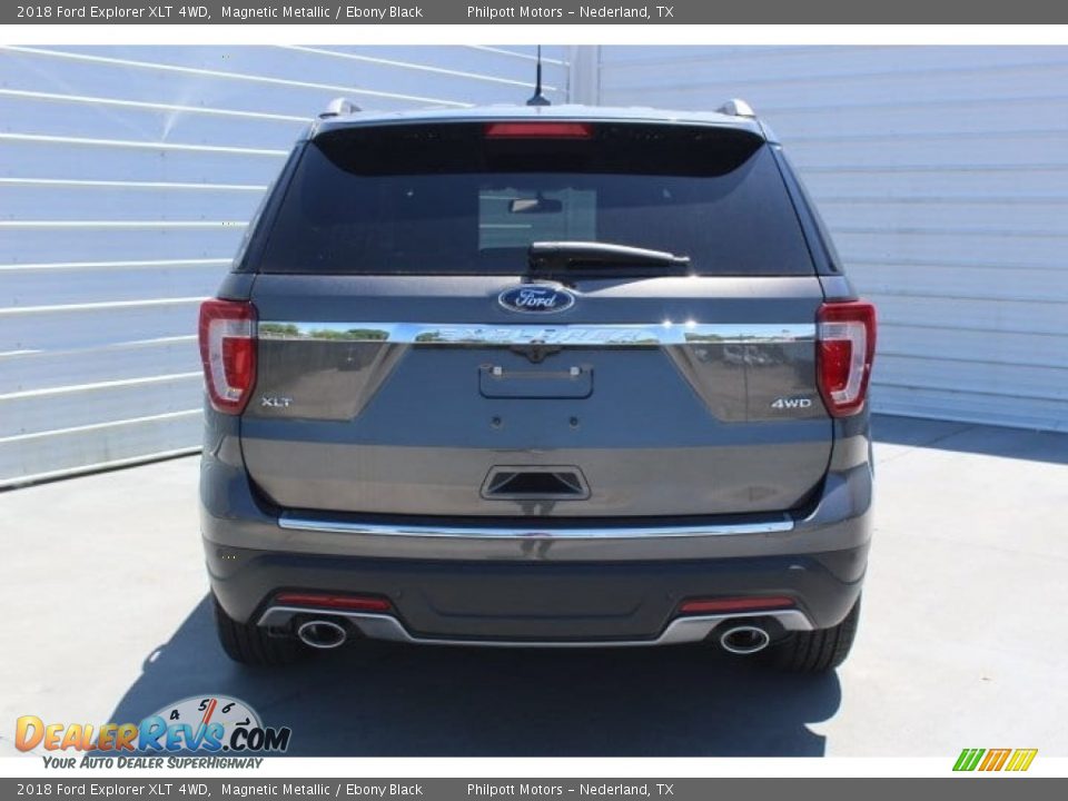 2018 Ford Explorer XLT 4WD Magnetic Metallic / Ebony Black Photo #7