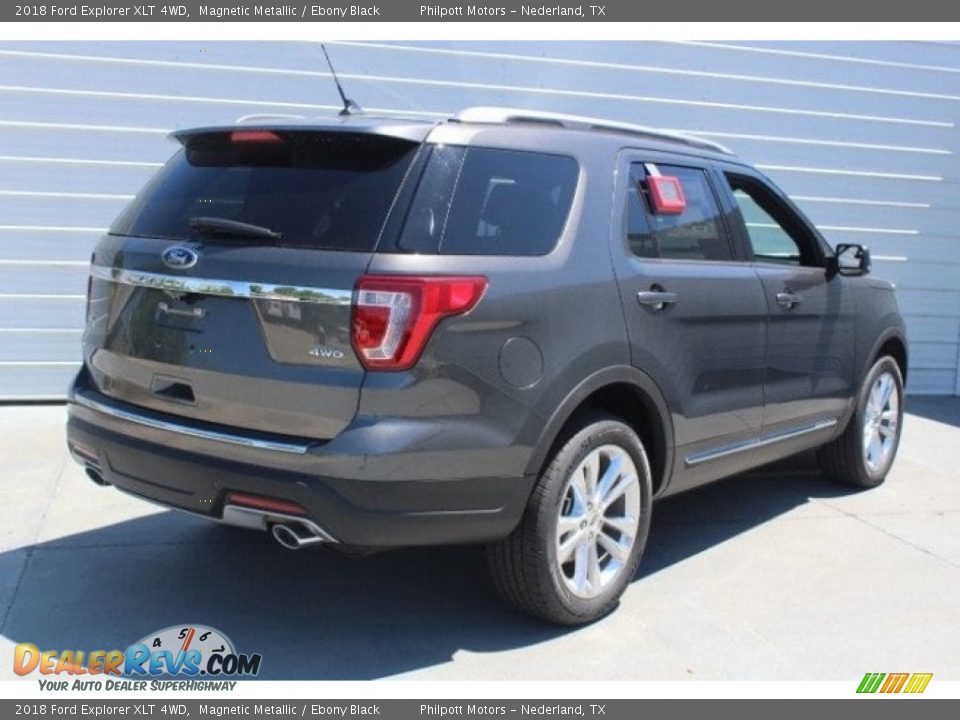 2018 Ford Explorer XLT 4WD Magnetic Metallic / Ebony Black Photo #8