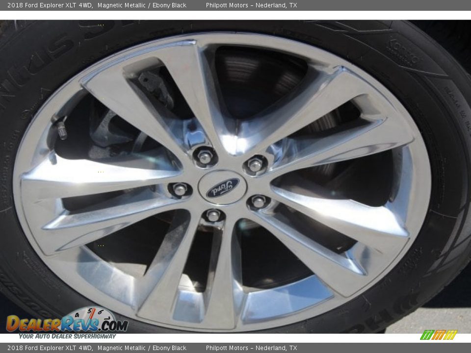 2018 Ford Explorer XLT 4WD Magnetic Metallic / Ebony Black Photo #9