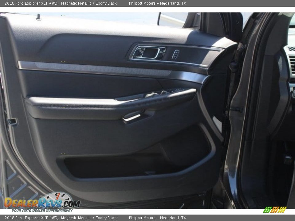 2018 Ford Explorer XLT 4WD Magnetic Metallic / Ebony Black Photo #11
