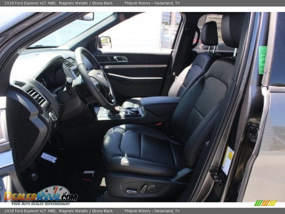 2018 Ford Explorer XLT 4WD Magnetic Metallic / Ebony Black Photo #13