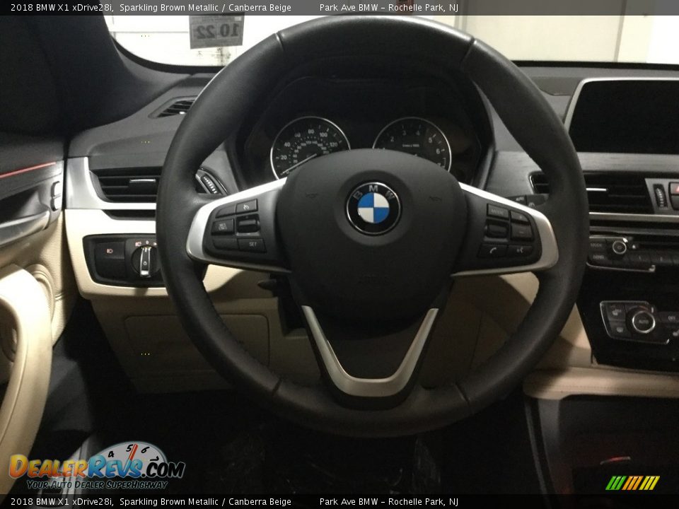 2018 BMW X1 xDrive28i Sparkling Brown Metallic / Canberra Beige Photo #22