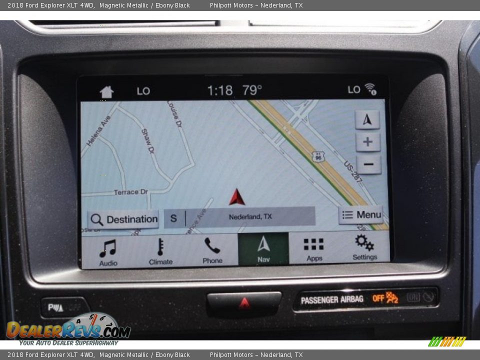 2018 Ford Explorer XLT 4WD Magnetic Metallic / Ebony Black Photo #16