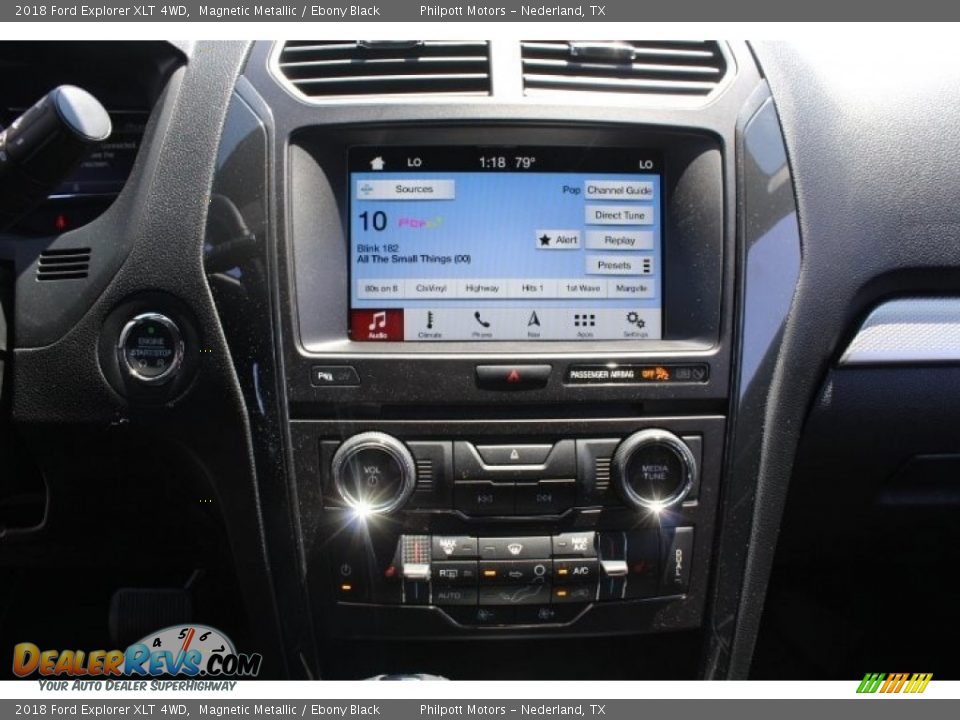 2018 Ford Explorer XLT 4WD Magnetic Metallic / Ebony Black Photo #17