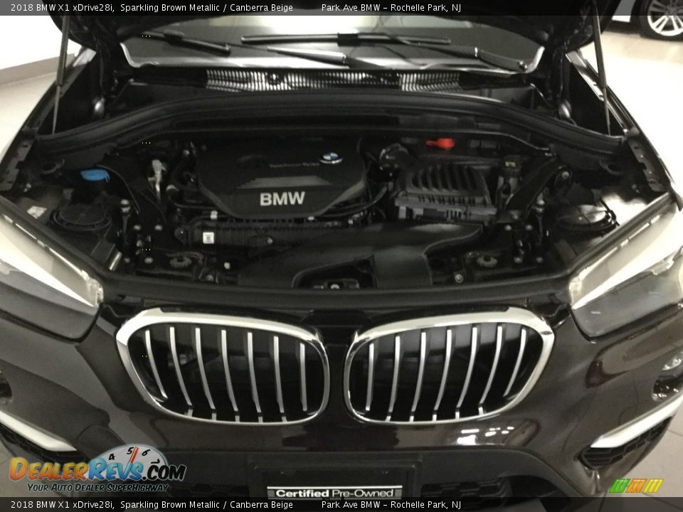 2018 BMW X1 xDrive28i Sparkling Brown Metallic / Canberra Beige Photo #28