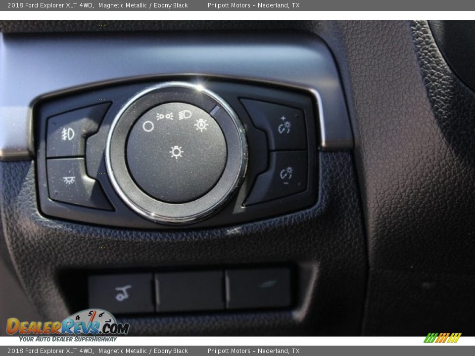 2018 Ford Explorer XLT 4WD Magnetic Metallic / Ebony Black Photo #22