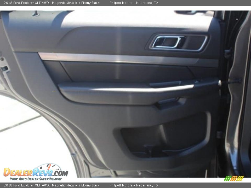 2018 Ford Explorer XLT 4WD Magnetic Metallic / Ebony Black Photo #23