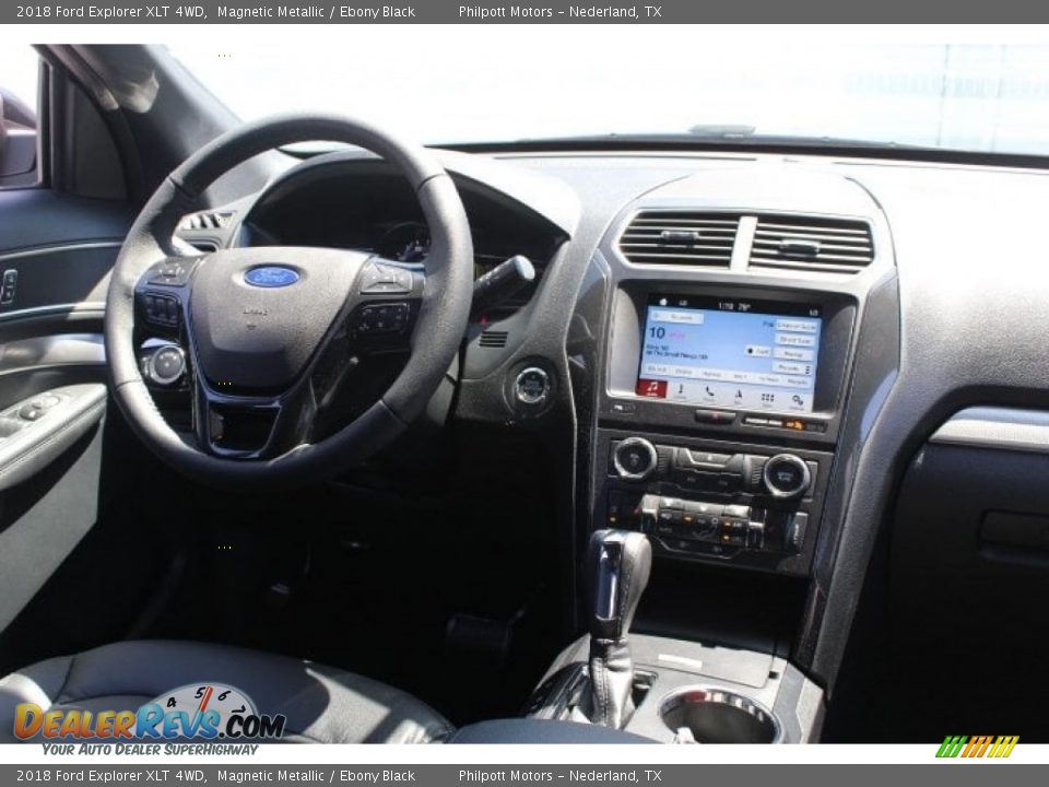 2018 Ford Explorer XLT 4WD Magnetic Metallic / Ebony Black Photo #25
