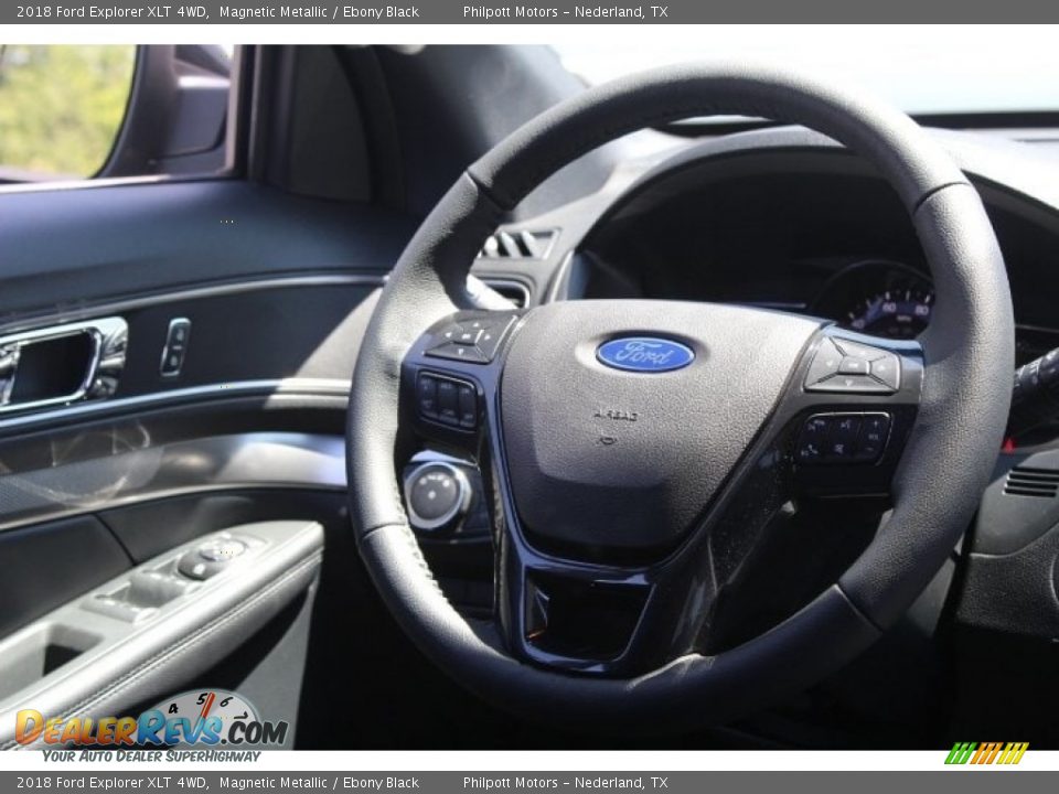2018 Ford Explorer XLT 4WD Magnetic Metallic / Ebony Black Photo #26