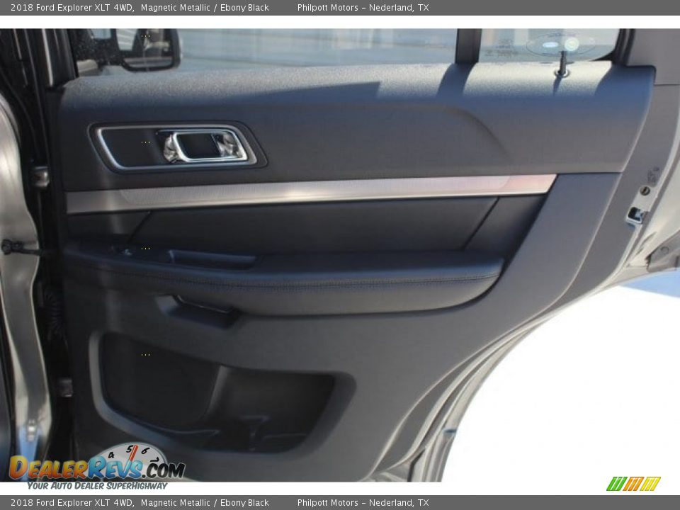 2018 Ford Explorer XLT 4WD Magnetic Metallic / Ebony Black Photo #29