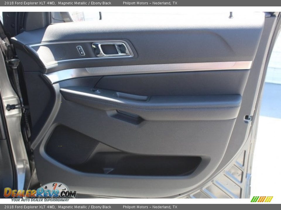 2018 Ford Explorer XLT 4WD Magnetic Metallic / Ebony Black Photo #32