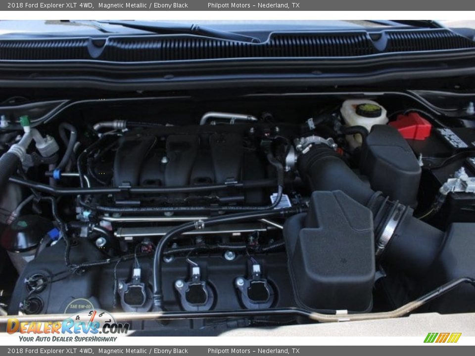 2018 Ford Explorer XLT 4WD Magnetic Metallic / Ebony Black Photo #35