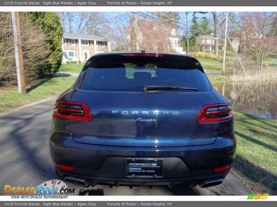 2018 Porsche Macan Night Blue Metallic / Agate Grey Photo #5