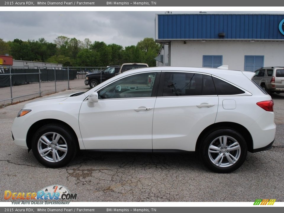 2015 Acura RDX White Diamond Pearl / Parchment Photo #2