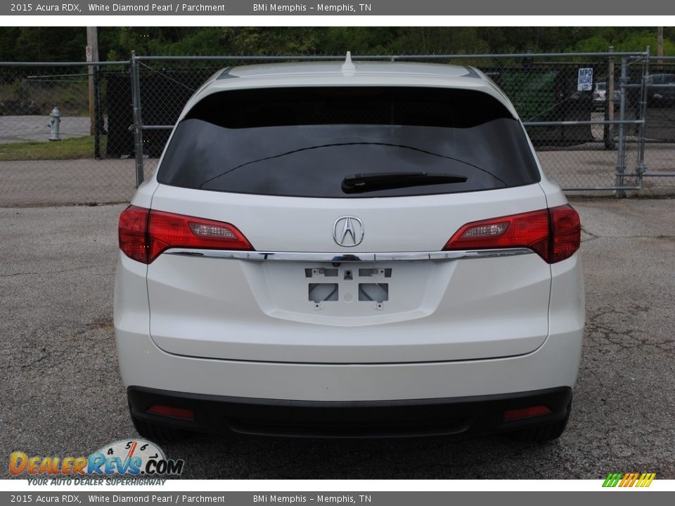 2015 Acura RDX White Diamond Pearl / Parchment Photo #4