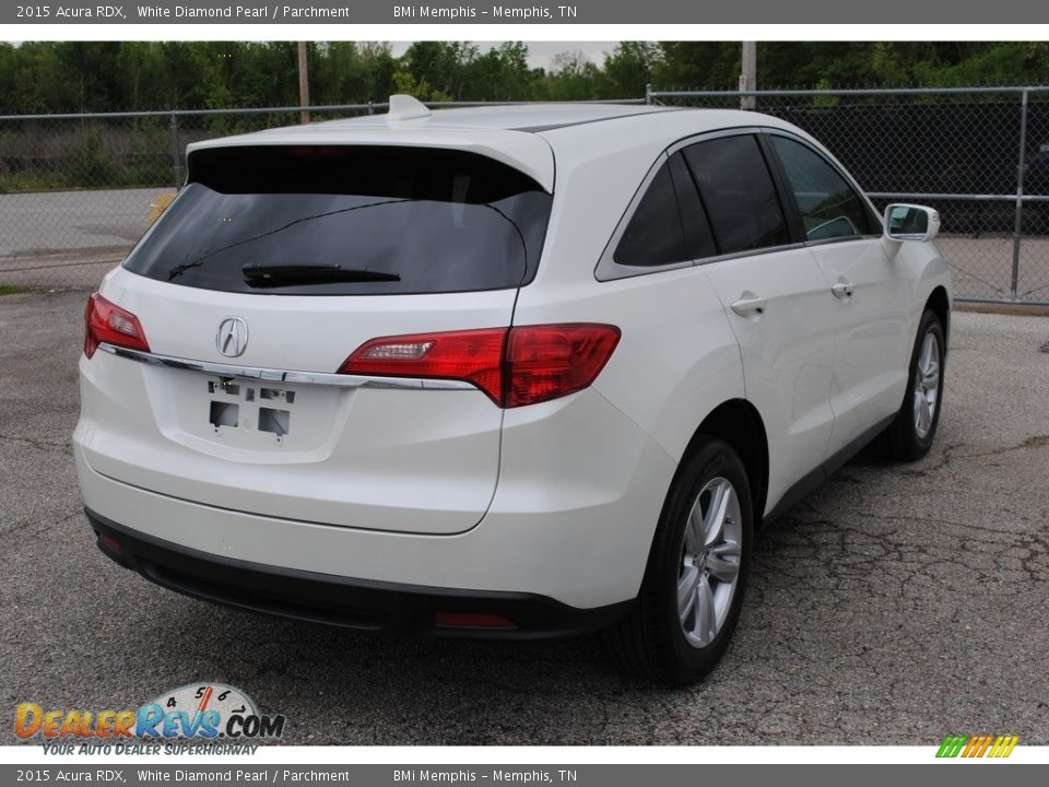 2015 Acura RDX White Diamond Pearl / Parchment Photo #5