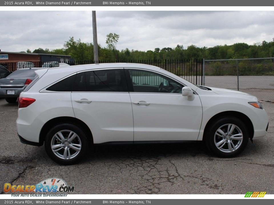 2015 Acura RDX White Diamond Pearl / Parchment Photo #6
