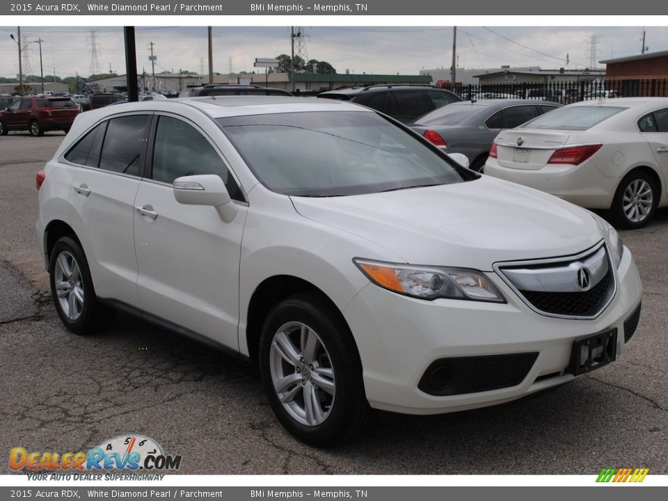 2015 Acura RDX White Diamond Pearl / Parchment Photo #7