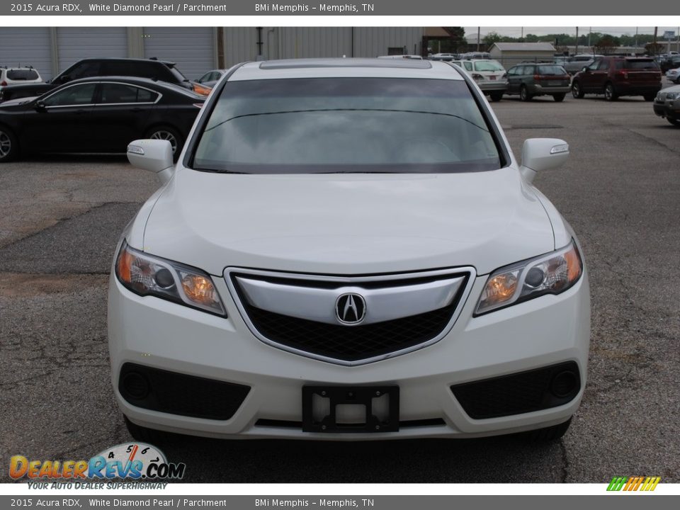 2015 Acura RDX White Diamond Pearl / Parchment Photo #8