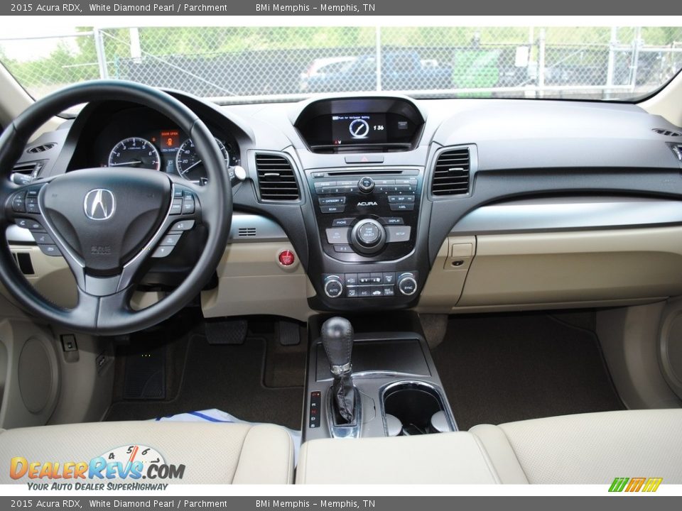 2015 Acura RDX White Diamond Pearl / Parchment Photo #9