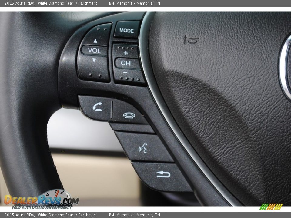 2015 Acura RDX White Diamond Pearl / Parchment Photo #14