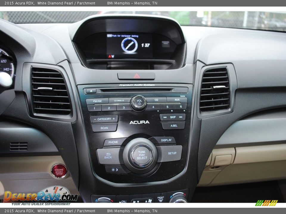 2015 Acura RDX White Diamond Pearl / Parchment Photo #16