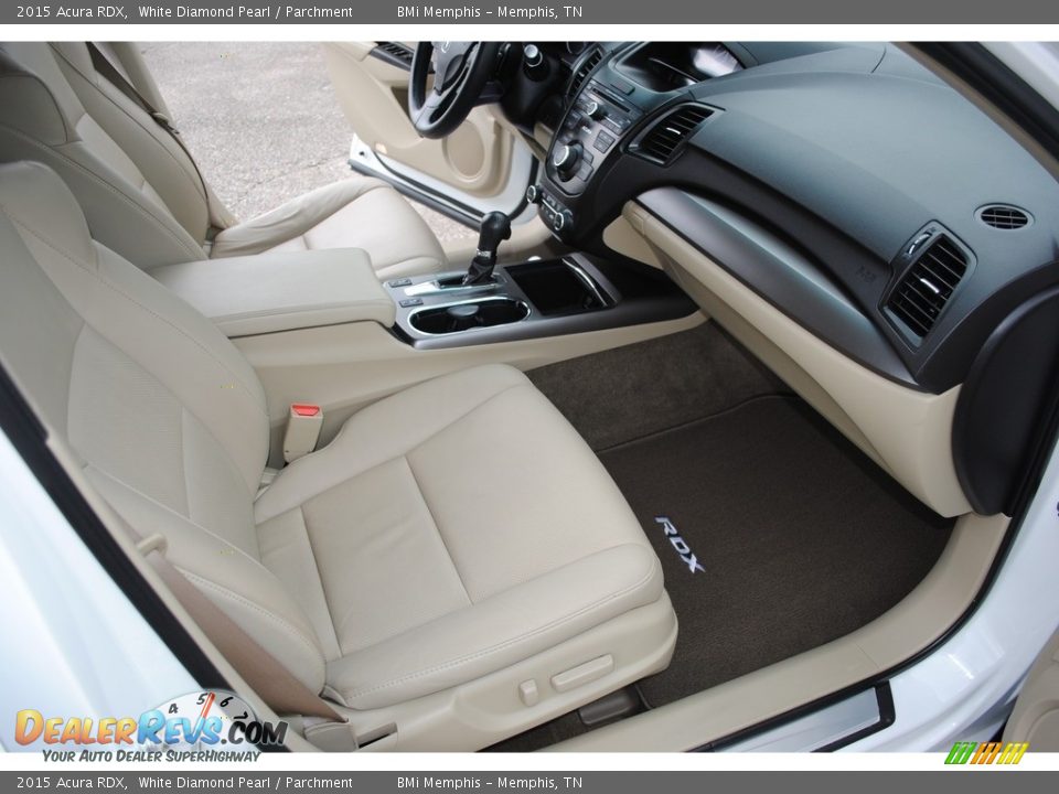 2015 Acura RDX White Diamond Pearl / Parchment Photo #28